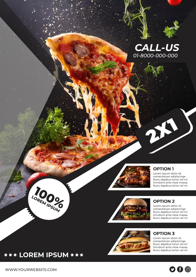 PSD kostenlose psd-fast-food-flyer-design-vorlage