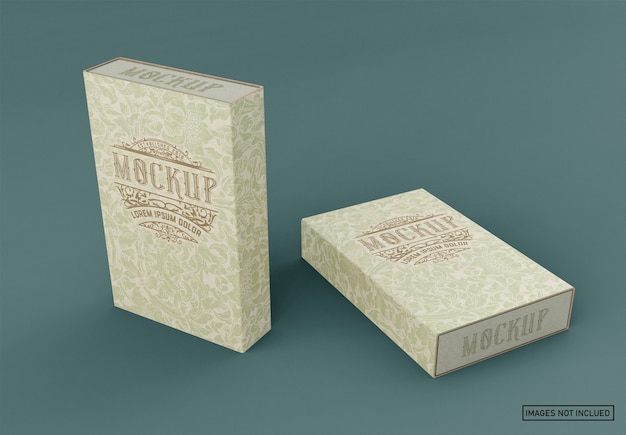 Kraft box mockup