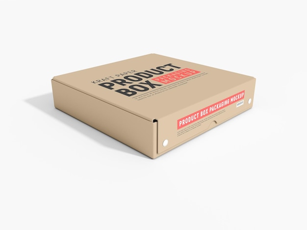 Kraftpapier-Produkt Paketzustellbox Mockup