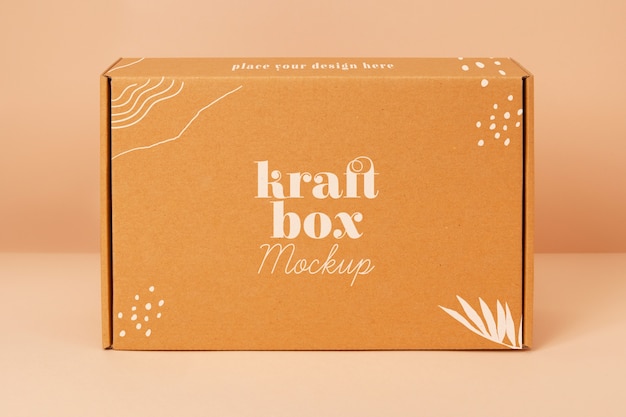Kraftpapierbox oder Behältermodell