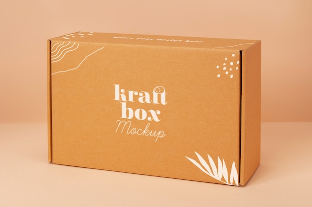 Kraftpapierbox oder Behältermodell