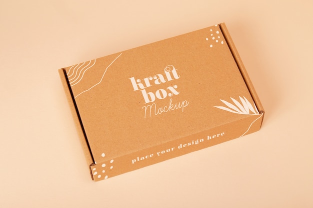 Kraftpapierbox oder Behältermodell
