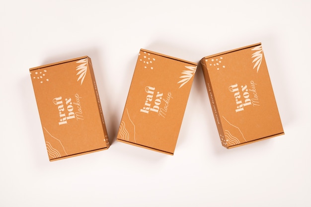 Kraftpapierbox oder Behältermodell