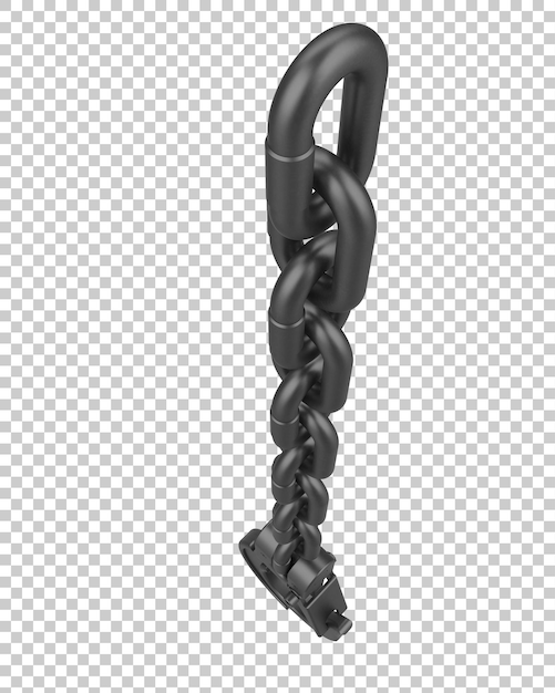 Kranhaken auf transparentem Hintergrund 3D-Darstellung