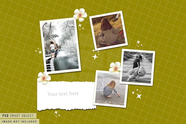Kreative Collage-Fotoeffekt-Smart-Objekt