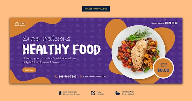 PSD kreative food-banner-design-vorlage zum kostenlosen psd-download