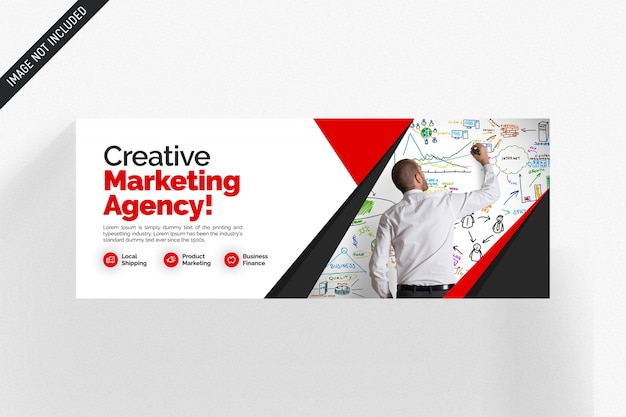 PSD kreative marketing-facebook-cover-vorlage