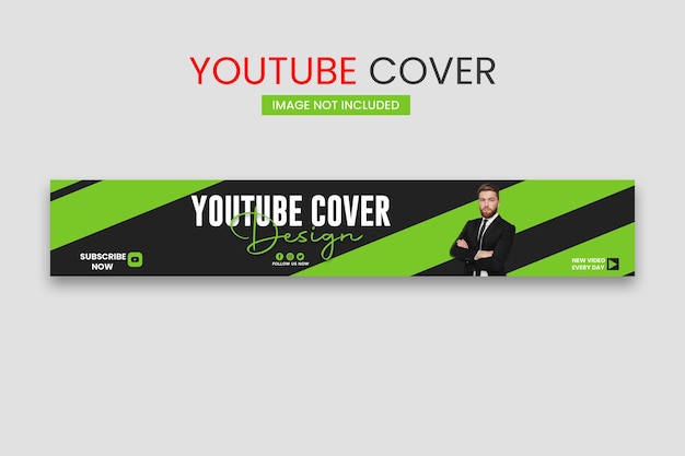 Kreative professionelle youtube-cover-banner-social-media-premium-psd-vorlage