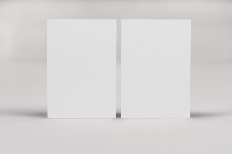 PSD kreatives a4-papiermodell