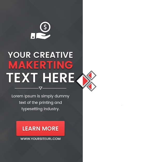 PSD kreatives digitales marketing-social-media-post-design