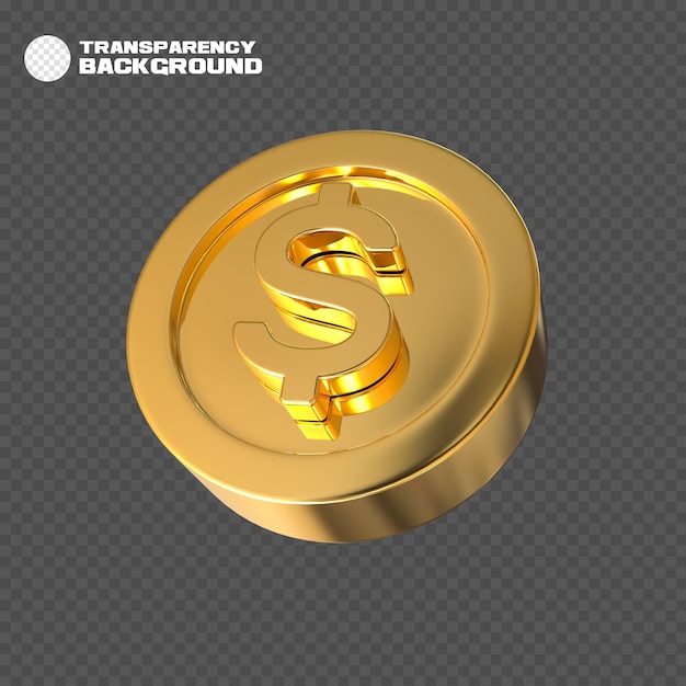 kreatives Konzept 3D-Darstellung des Münzgeschenks Bitcoin
