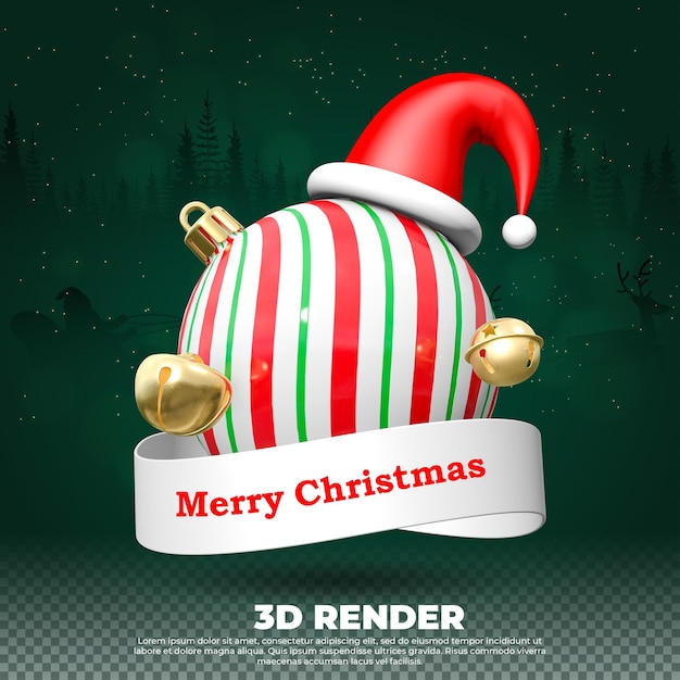 Kreatives Weihnachtsposter mit bearbeitbarem Weihnachtstext