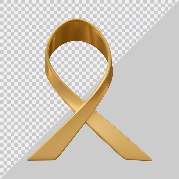 Krebs-band-icon-design mit modernem 3d-stil