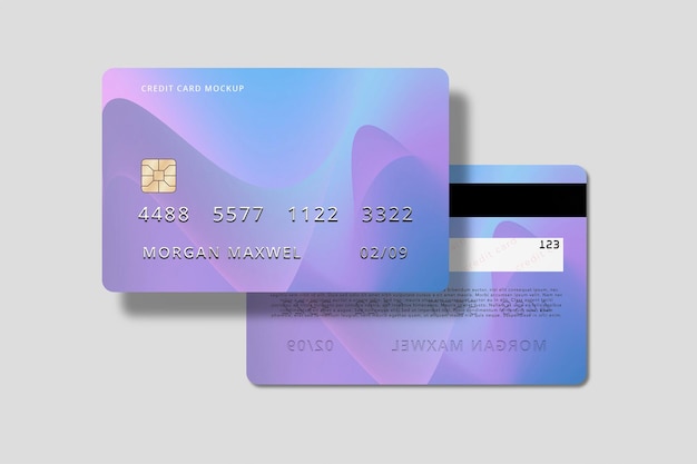 Kreditkarten-Mockup