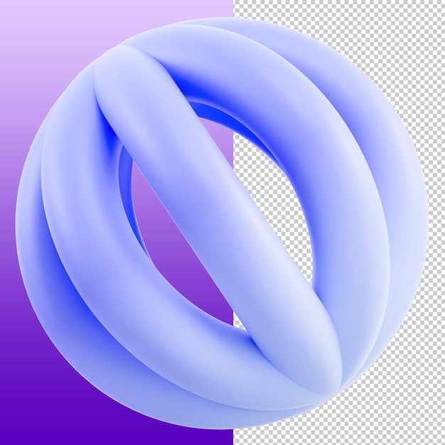 Kreis abstrakte 3D-Illustration