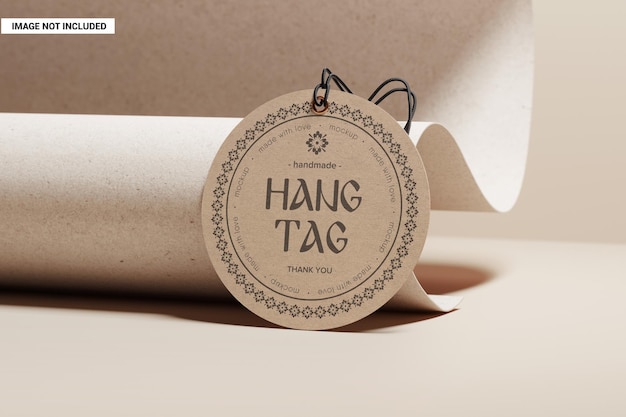 Kreis-Kraftpapier-Hängeanhänger-Attrappe