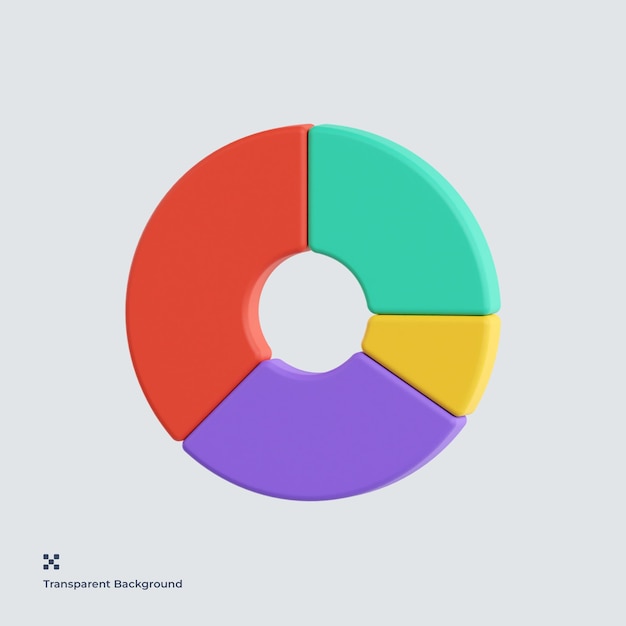 Kreisdiagramm 3d-darstellung