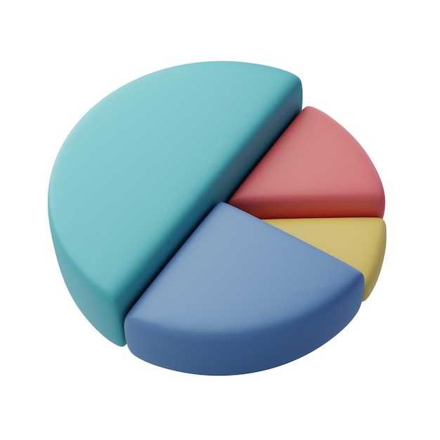 Kreisdiagramm Geschäftsberichte und Präsentationskonzept für Finanzdaten