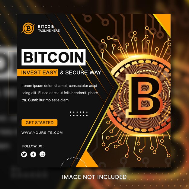 PSD kryptowährung-bitcoin-social-media-banner