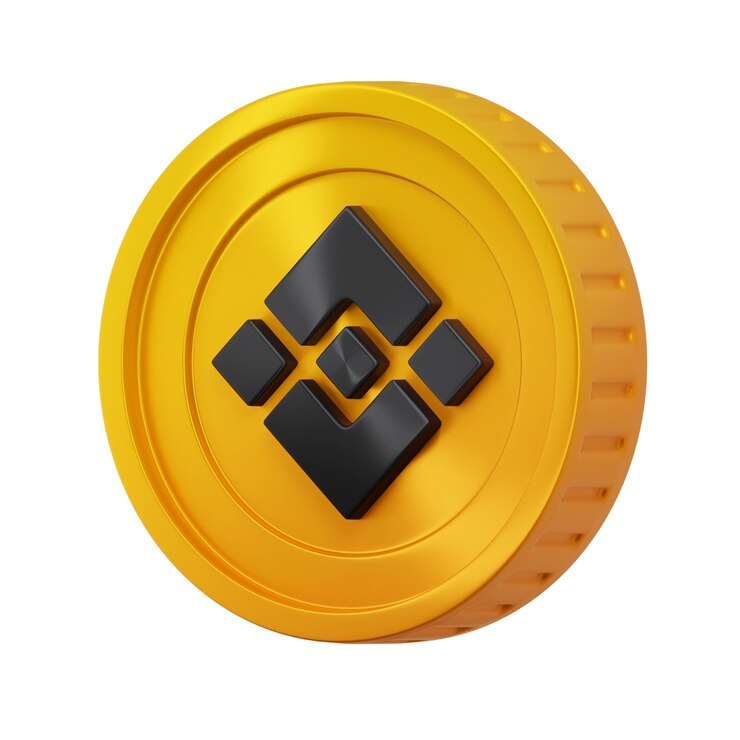 PSD kryptowährung krypto-goldmünze illustration icon bnb
