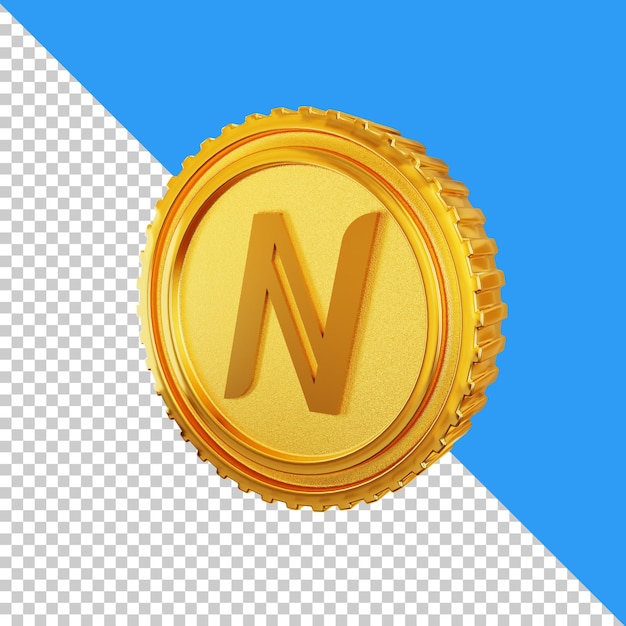 Kryptowährungs-Goldmünzenpaket 3D-Symbol