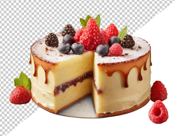 PSD kuchen em fundo transparente