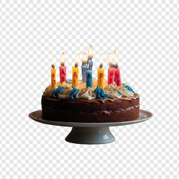 Kuchen, isoliert auf durchsichtigem Hintergrund