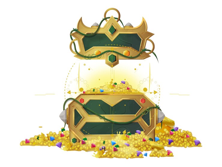 PSD kue dengan mahkota dan mahkota emas di atasnya
