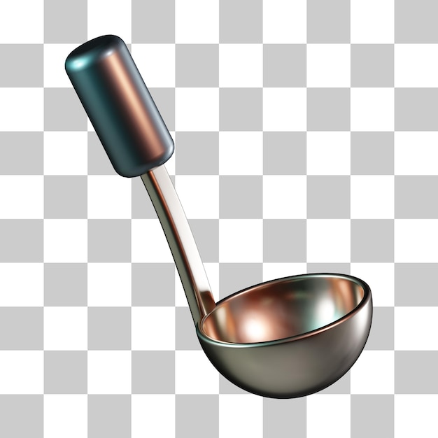 PSD küchenkelle 3d-symbol