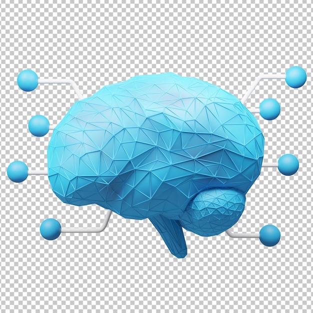 künstliche intelligenz 3d-illustration