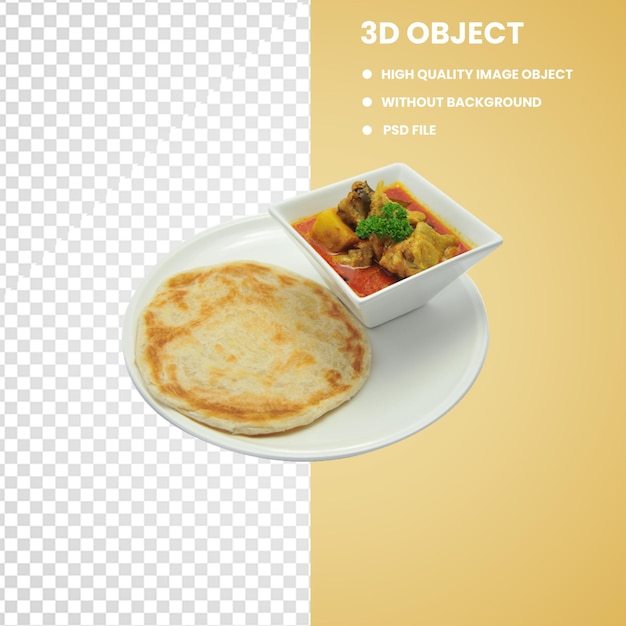 PSD kulcha roti canai desayuno