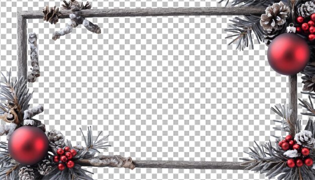 Kunst-Winter-Weihnachtsrahmen Schneewinde