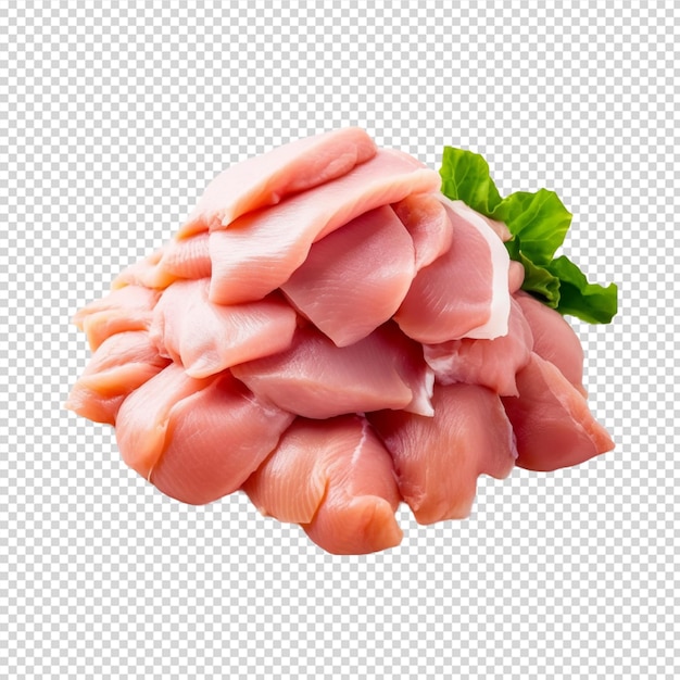 Kuře izolované na bílém pozadí
