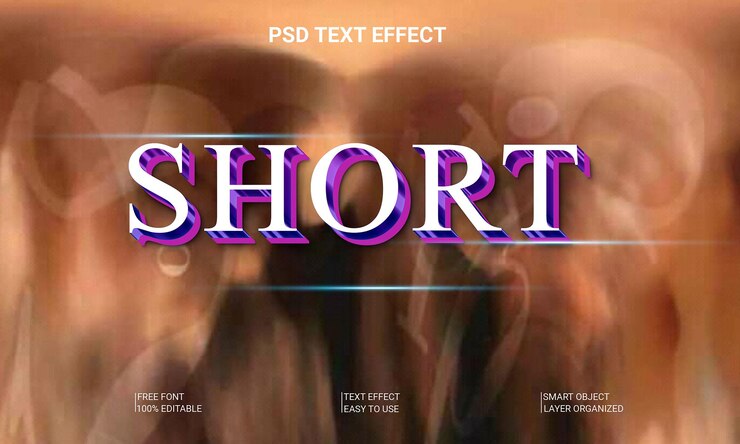 PSD kurz 3d-bearbeitbarer psd-effekt