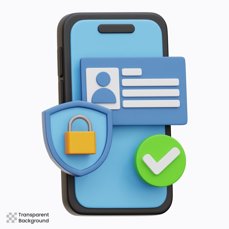 PSD kyc 3d illustration