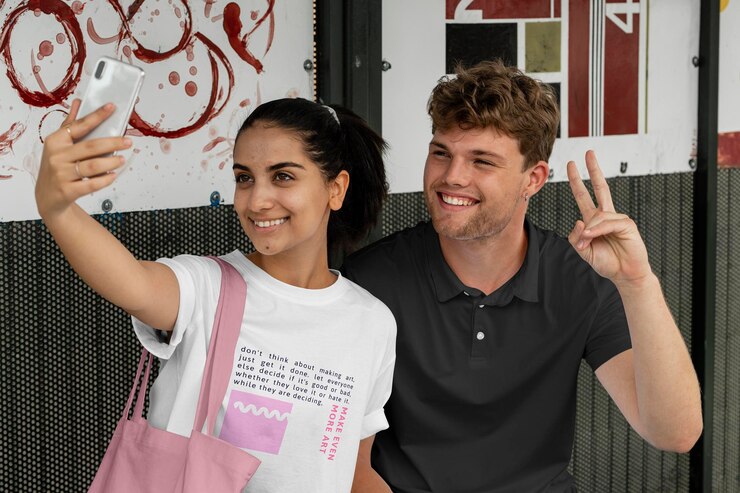PSD l'abbigliamento casuale modello di maglietta e polo design psd uomini39s e donne39s abbigliamento moda