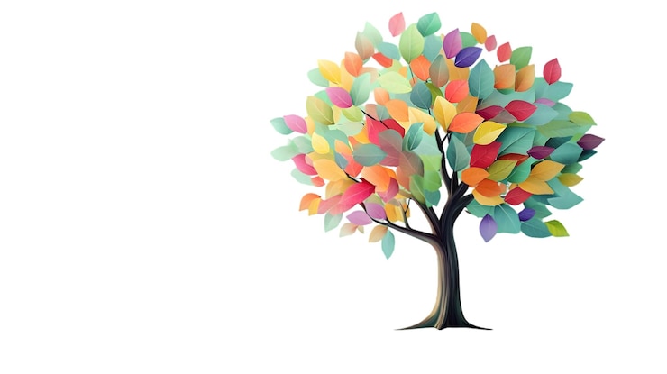 PSD l'albero della vita colorato