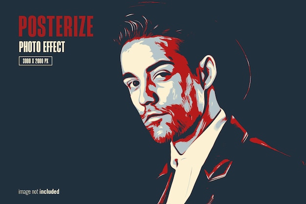 L'arte retrò vintage posterizza l'effetto fotografico
