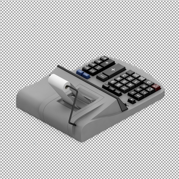 PSD l'attrezzatura per ufficio isometrica 3d rende