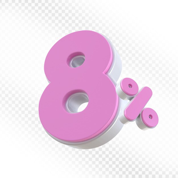 L'offerta rosa dell'8 per cento in 3D