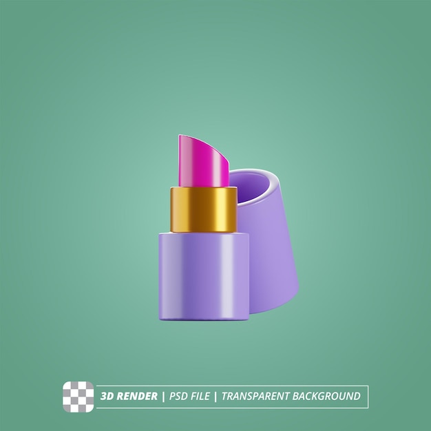 LÁPIZ LABIAL 3D RENDER IMÁGENES AISLADAS