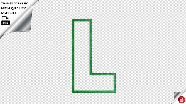 PSD l tetris r videospiele vector icon luxury leder grün textur psd durchsichtig