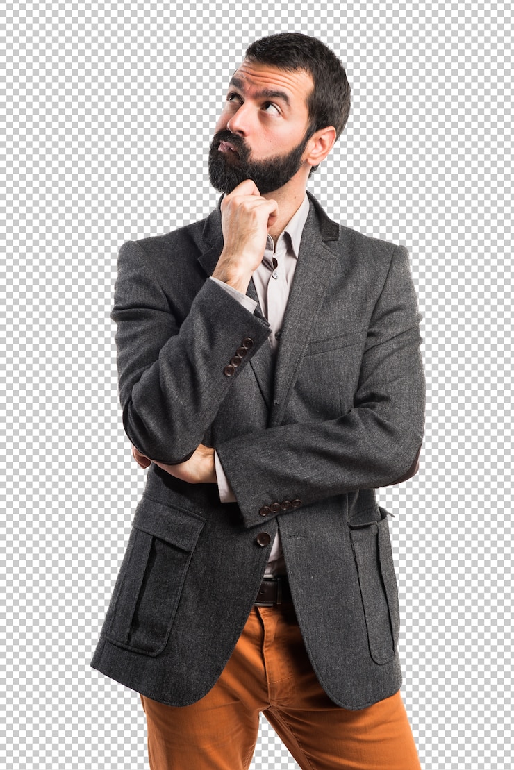 PSD l'uomo che pensa