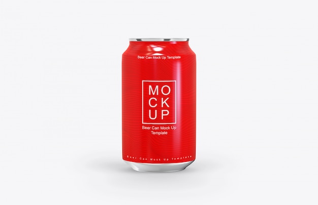 La birra realistica può Mockup