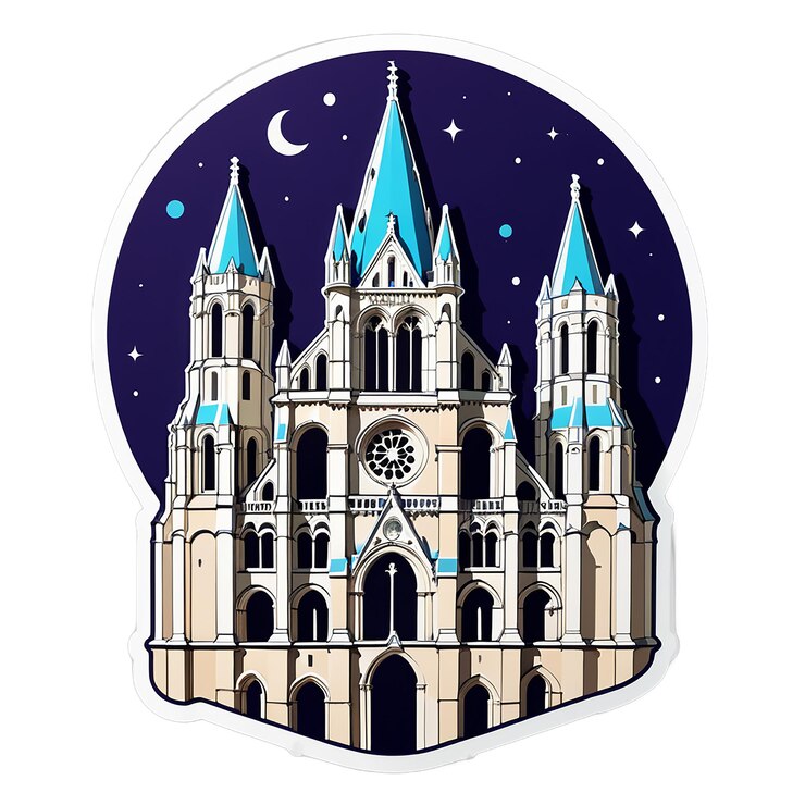 PSD la cattedrale di poitiers