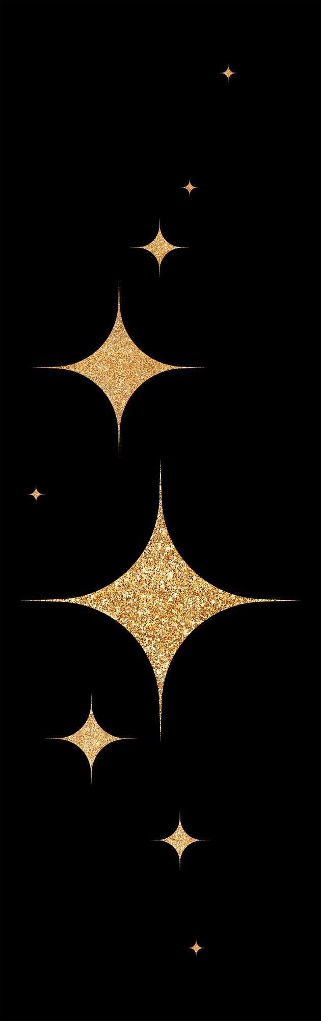 PSD la costellazione di oro luccicante