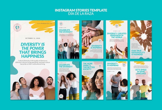 La diversità è potere storie di Instagram