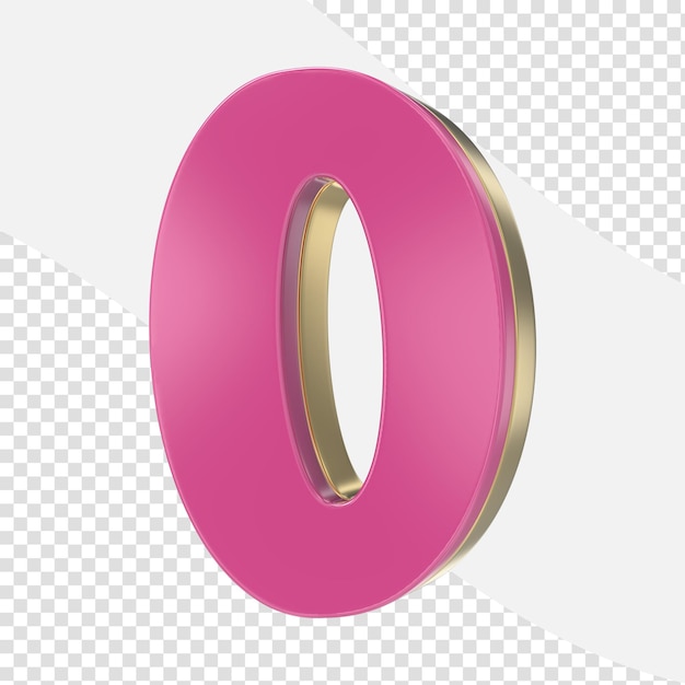 la lettera 3d rende lo sfondo trasparente