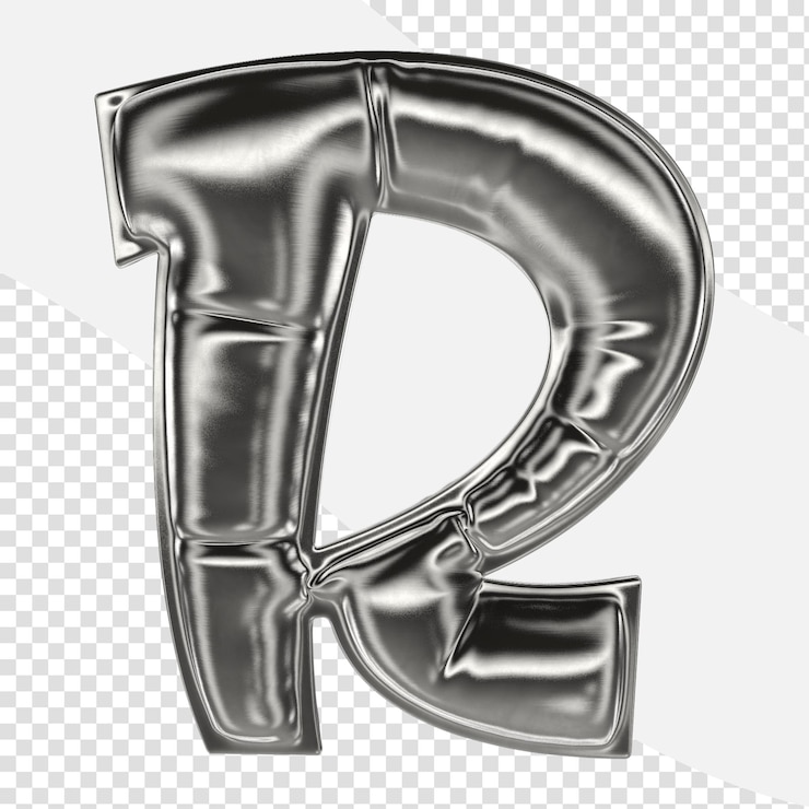 PSD la lettera 3d rende lo sfondo trasparente