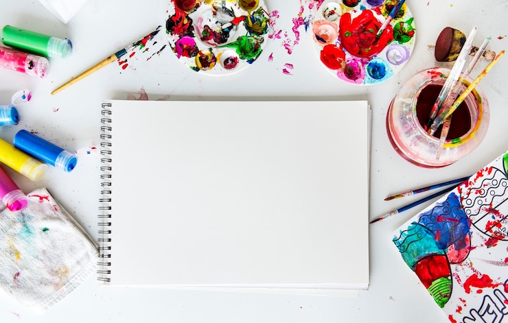 PSD la pittura a colori è un'arte per mescolare il colore